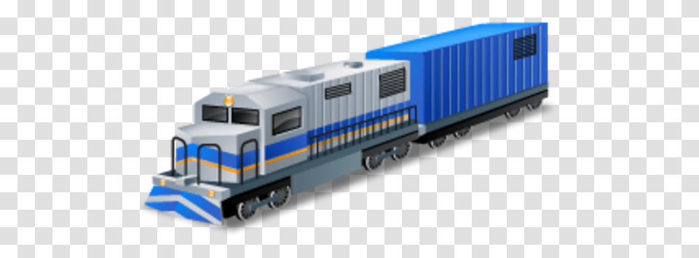 Diesellocomotive Boxcar Free Images Cargo Train Icon Blue, Vehicle, Transportation, Steam Engine, Motor Transparent Png