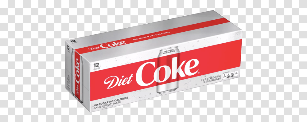 Diet Coke 12 Pack Cans, Beverage, Coca, Drink, Soda Transparent Png