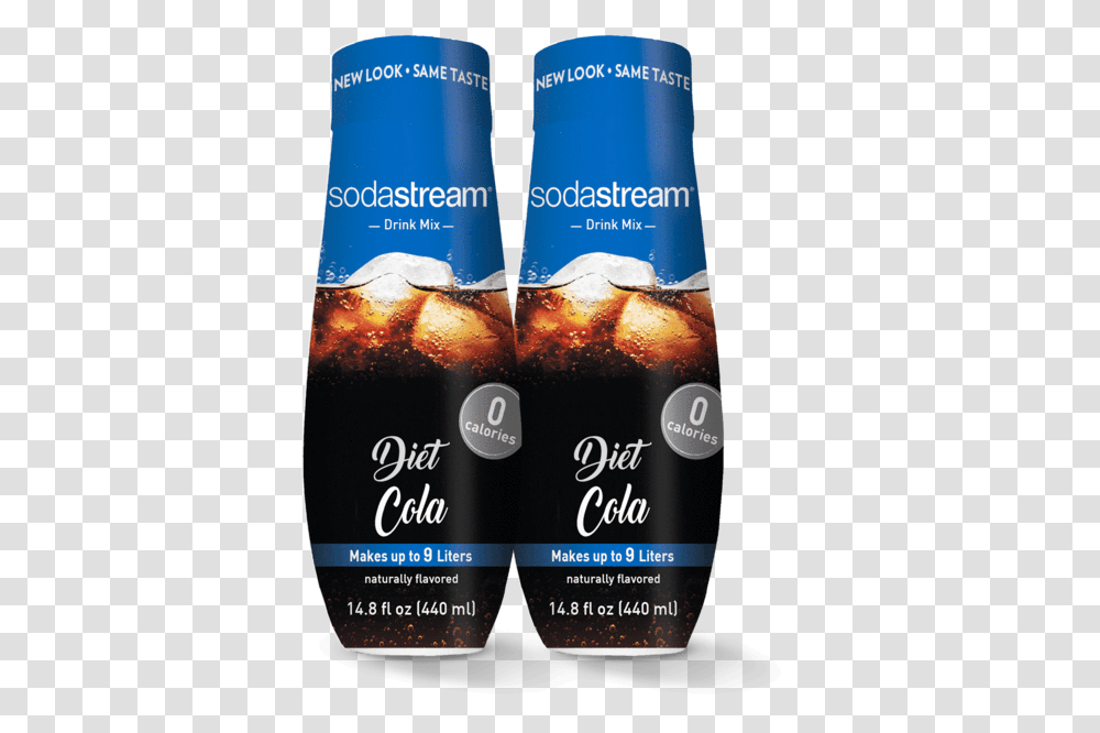 Diet Cola 2 Pack Soda Stream Flavors Diet, Bottle, Cosmetics, Shampoo, Beer Transparent Png
