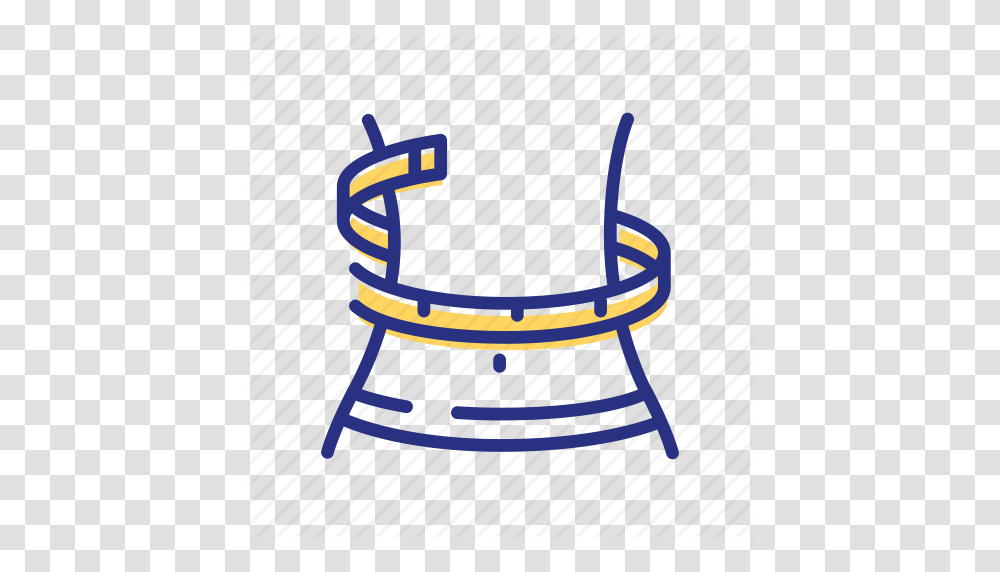 Diet Lose Weight Measuring Tape Weight Loss Icon, Furniture, Cradle, Rocking Chair Transparent Png