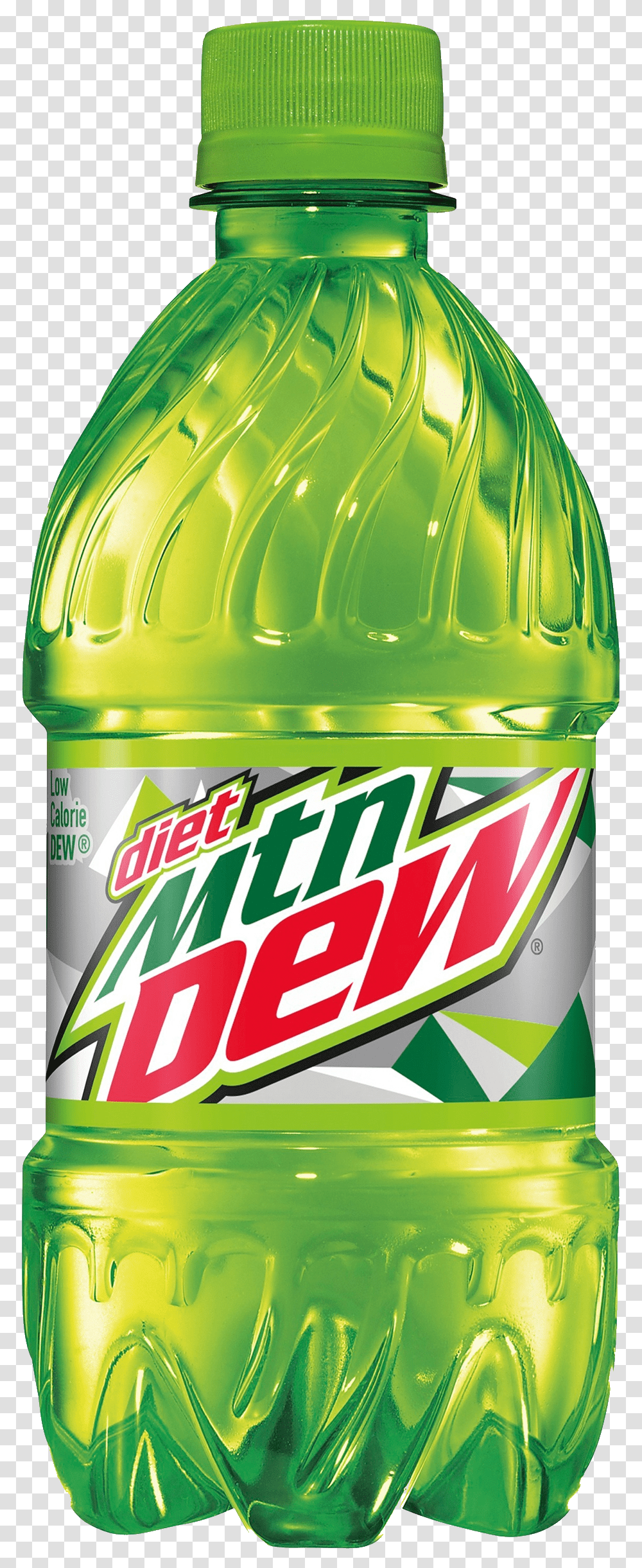 Diet Mountain Dew 12 Oz Bottle Design Mountain Dew Zero Sugar Review, Beverage, Drink, Soda, Pop Bottle Transparent Png