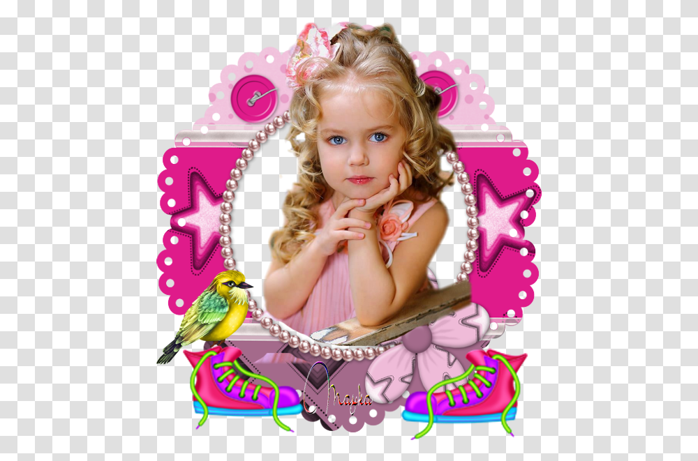 Diferentes Modelos Beautiful Little Girl, Bird, Person, Doll, Advertisement Transparent Png