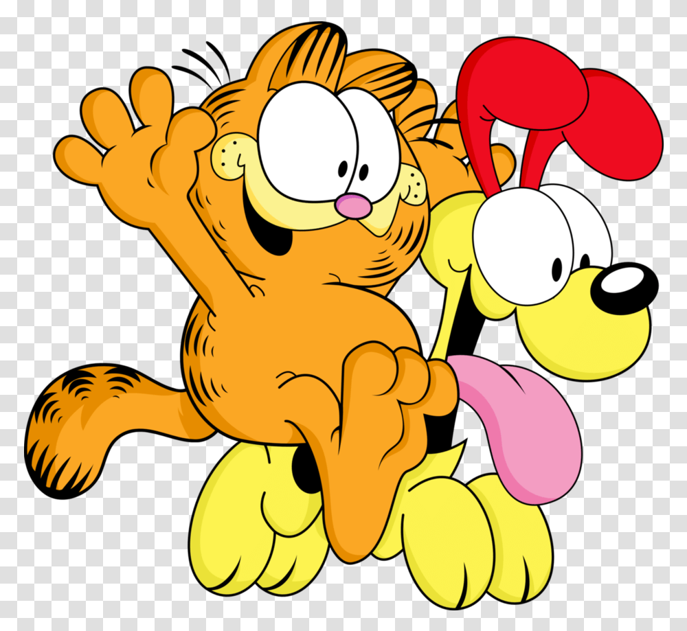 Difference Between Anime And Cartoon Garfield Y Odie Transparent Png