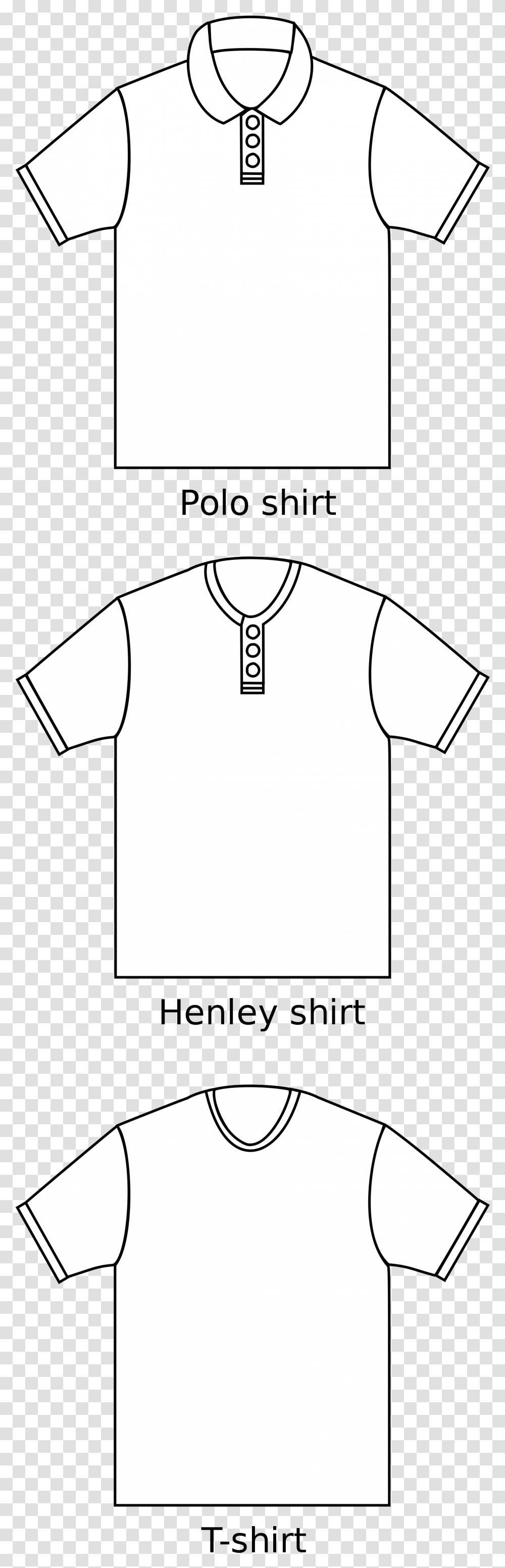 Difference Between Polo Shirt And T Shirt, Apparel, T-Shirt, Jersey Transparent Png