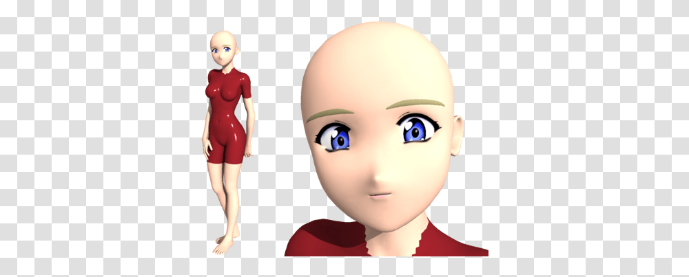 Different Types Of 3d Anime Eyes - Studio Anime Eyes In 3d, Doll, Toy, Person, Human Transparent Png