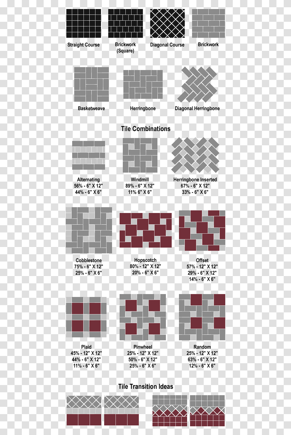 Different Ways To Lay Square Tiles, Poster, Advertisement, Minecraft, Crossword Puzzle Transparent Png