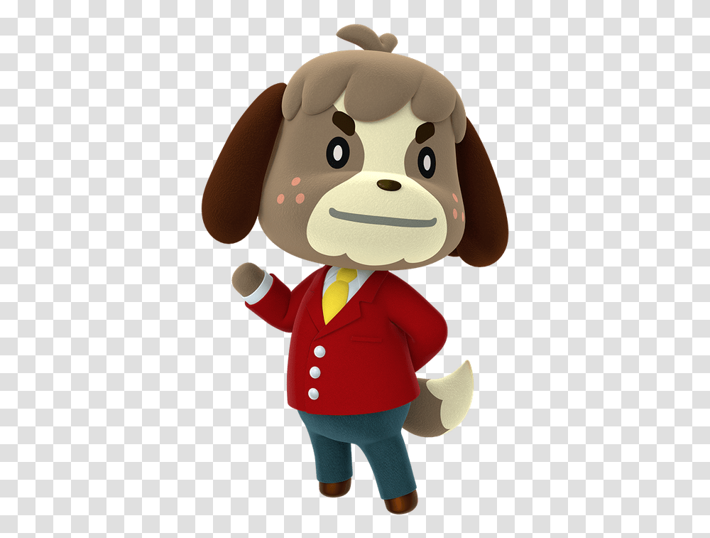 Digby Digby From Animal Crossing, Doll, Toy, Plush, Figurine Transparent Png