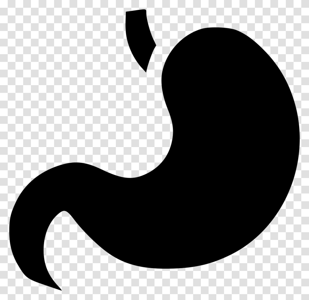 Digestion Stomach Getroenterology Organ Healthcare Digestion Icon, Silhouette, Footprint, Mustache, Stencil Transparent Png