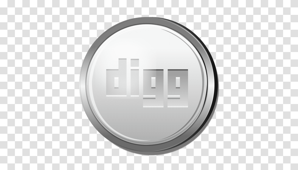 Digg Silver Circle Icon, Clock, Digital Clock, Number Transparent Png