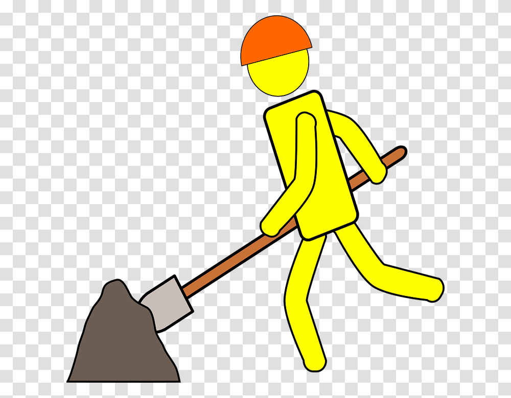 Digging Up Good Work Clipart, Hammer, Tool, Silhouette Transparent Png