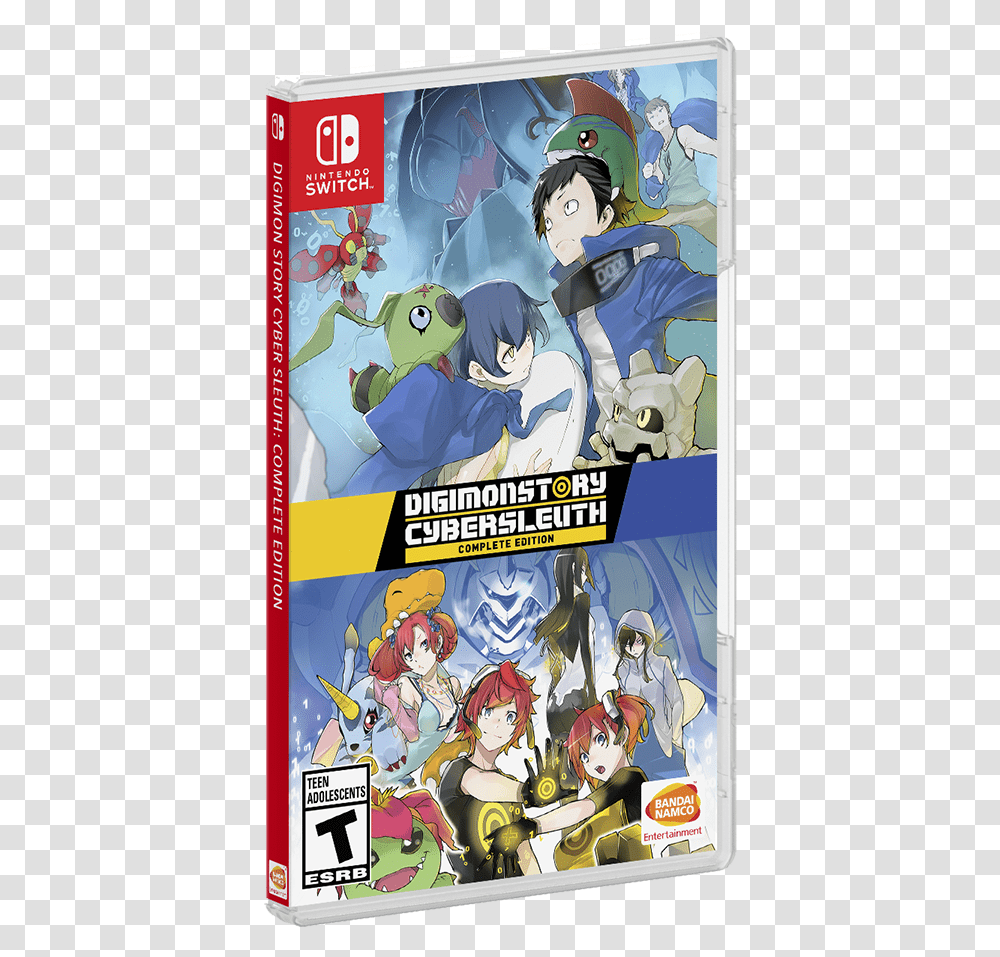Digimon Story Cyber Sleuth Nintendo Switch, Comics, Book, Poster, Advertisement Transparent Png