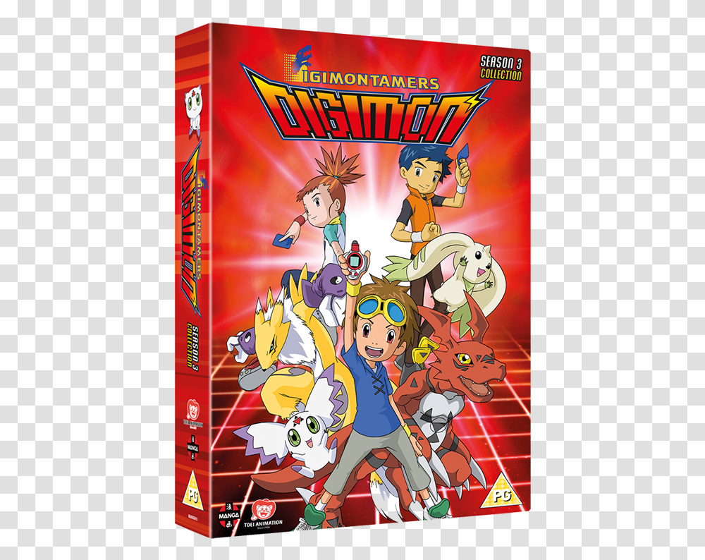 Digimon Tamers, Poster, Advertisement, Label Transparent Png