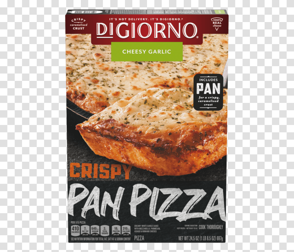 Digiorno Crispy Pan Pizza, Food, Advertisement, Poster Transparent Png