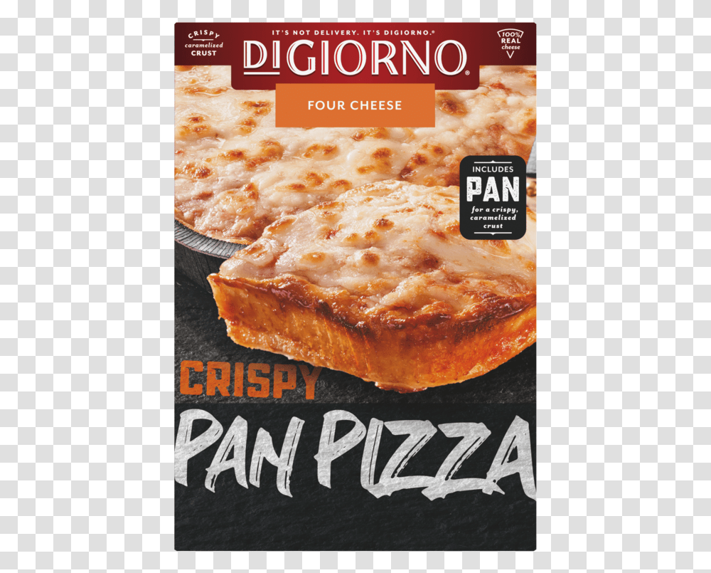 Digiorno Crispy Pan Pizza, Food, Advertisement, Poster Transparent Png