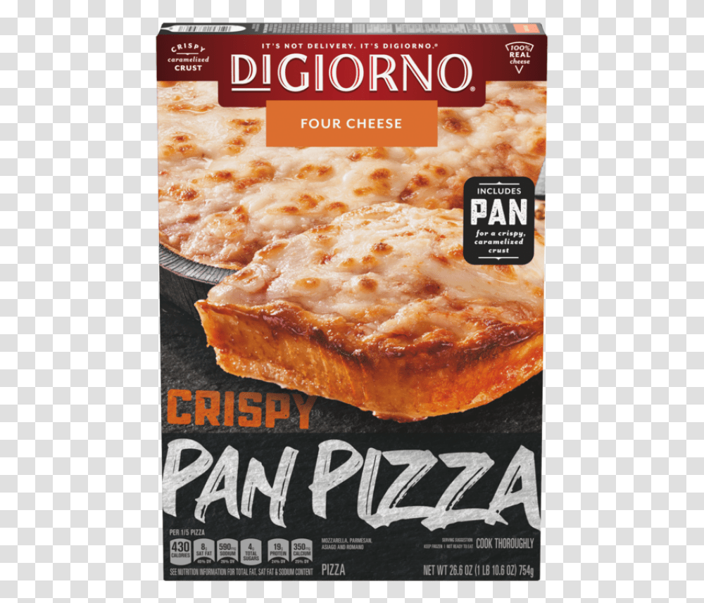 Digiorno Deep Dish Pizza, Food, Advertisement, Poster, Flyer Transparent Png