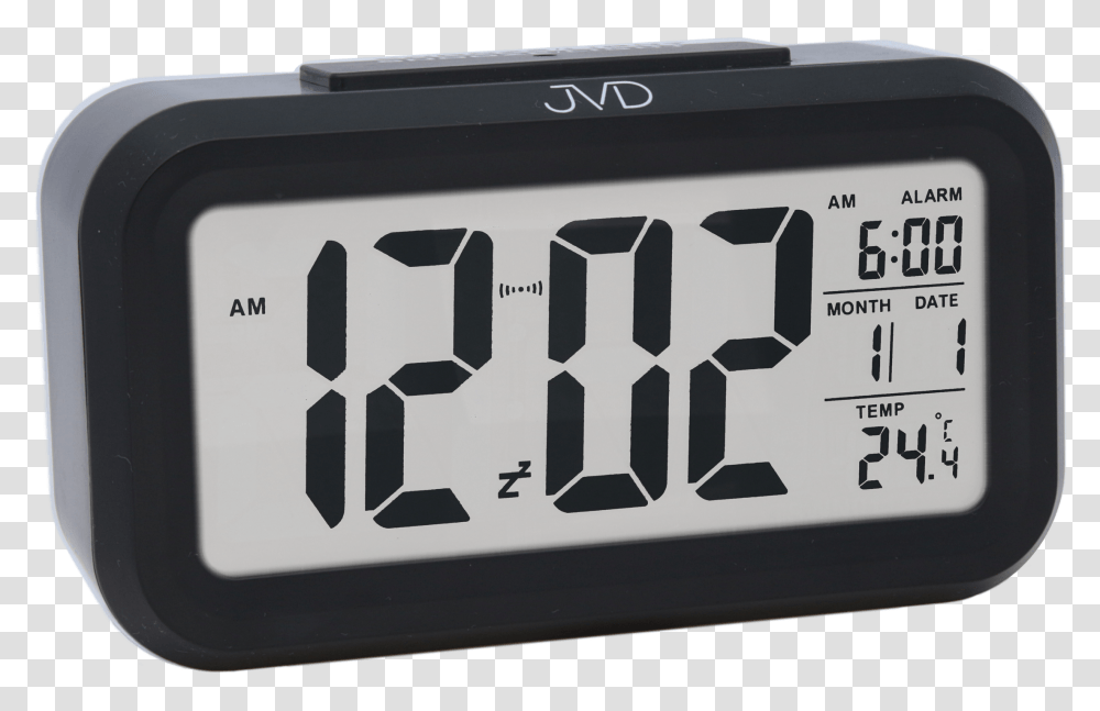Digital Alarm Clock Jvd Sb18 Radio Clock, Digital Clock Transparent Png