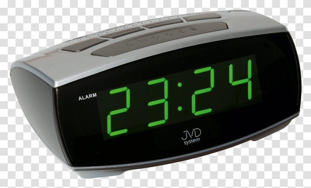 Digital Alarm Clock Jvd System, Digital Clock, Radio Transparent Png