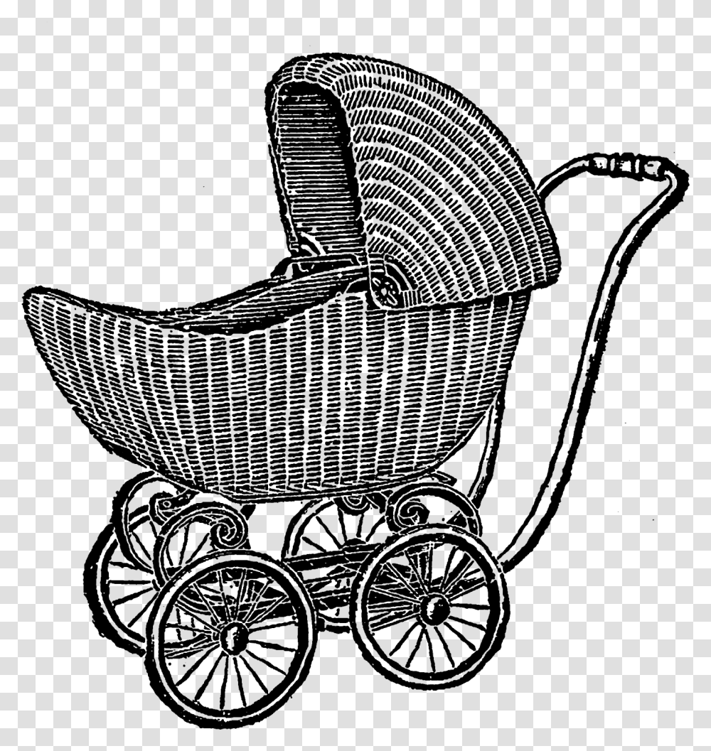 Digital Baby Carriage Downloads Baby Carriage Stamp Clipart, Outdoors, Nature, Astronomy, Outer Space Transparent Png
