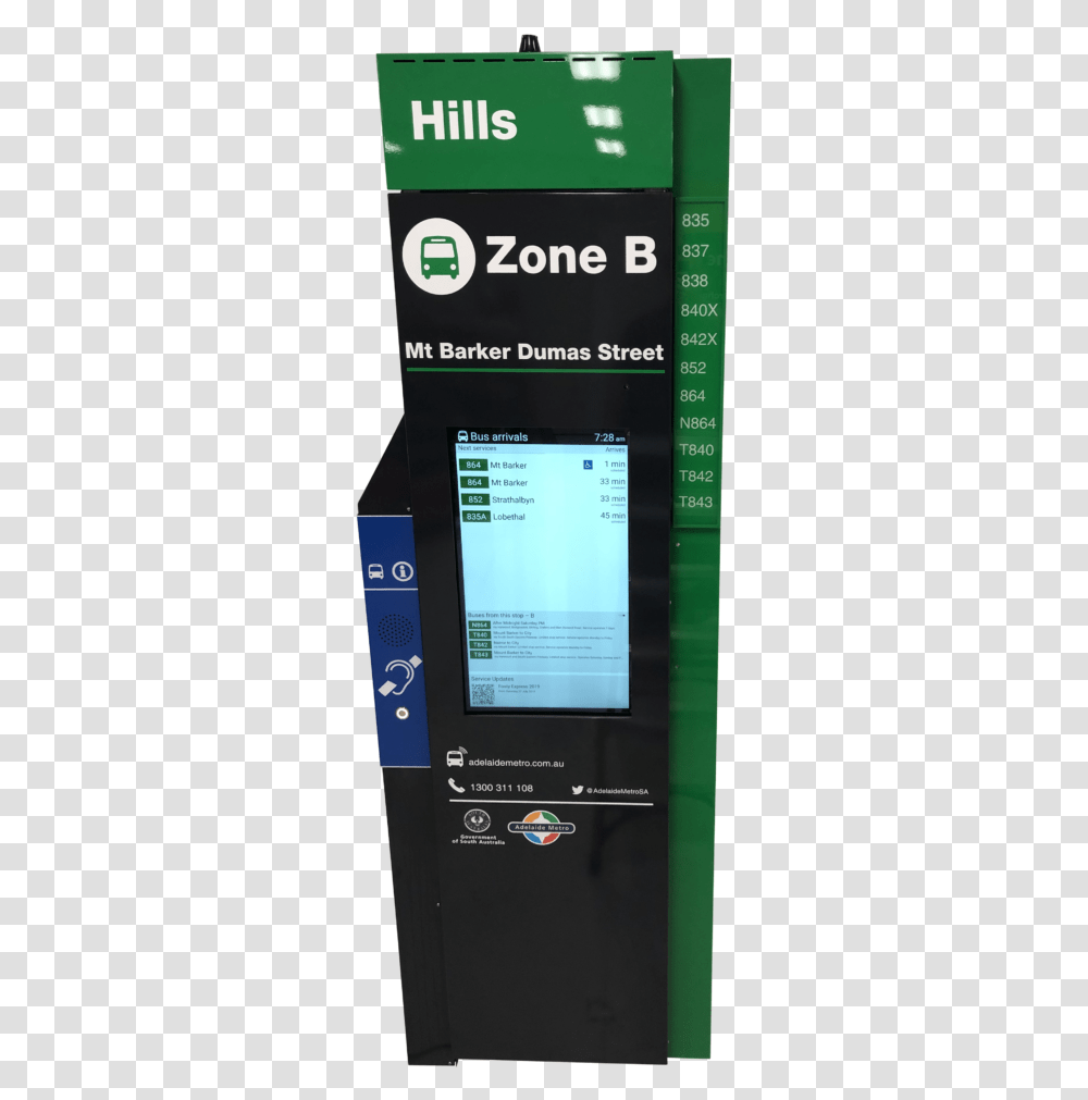 Digital Bus Stop Totem With Inbuilt Voice Annunciator Machine, Mobile Phone, Electronics, Cell Phone, Computer Transparent Png