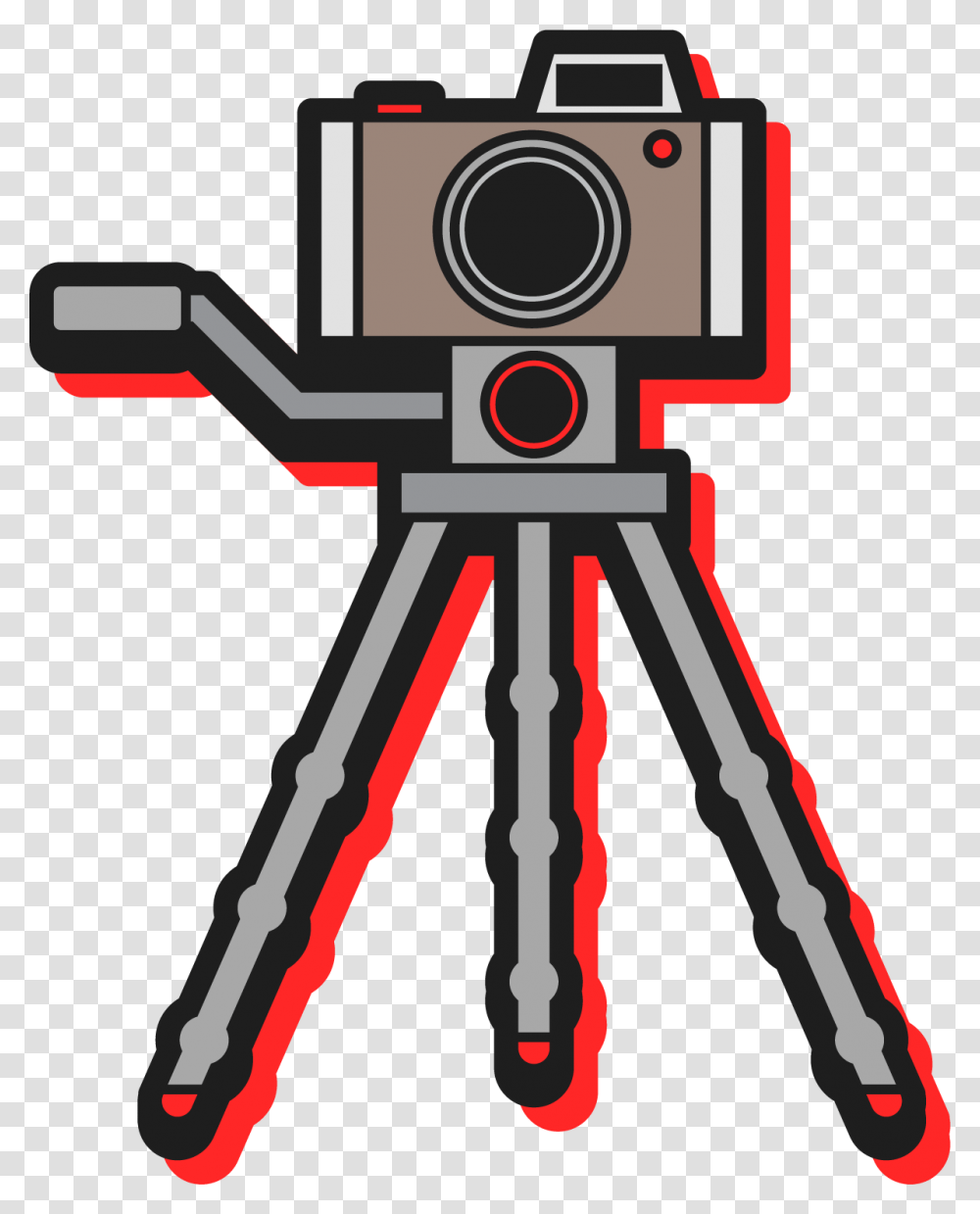 Digital Camera Drawing Photography Clip Art, Tripod, Gas Pump, Machine, Power Drill Transparent Png