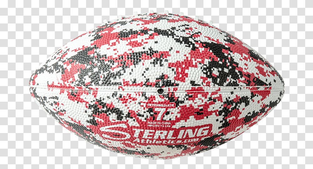 Digital Camo Rubber Camp Football For American Football, Sport, Sports, Rugby Ball, Sphere Transparent Png