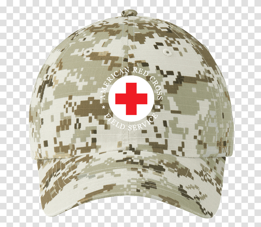 Digital Camouflage Ripstop Hat Baseball Cap, First Aid, Logo, Trademark Transparent Png