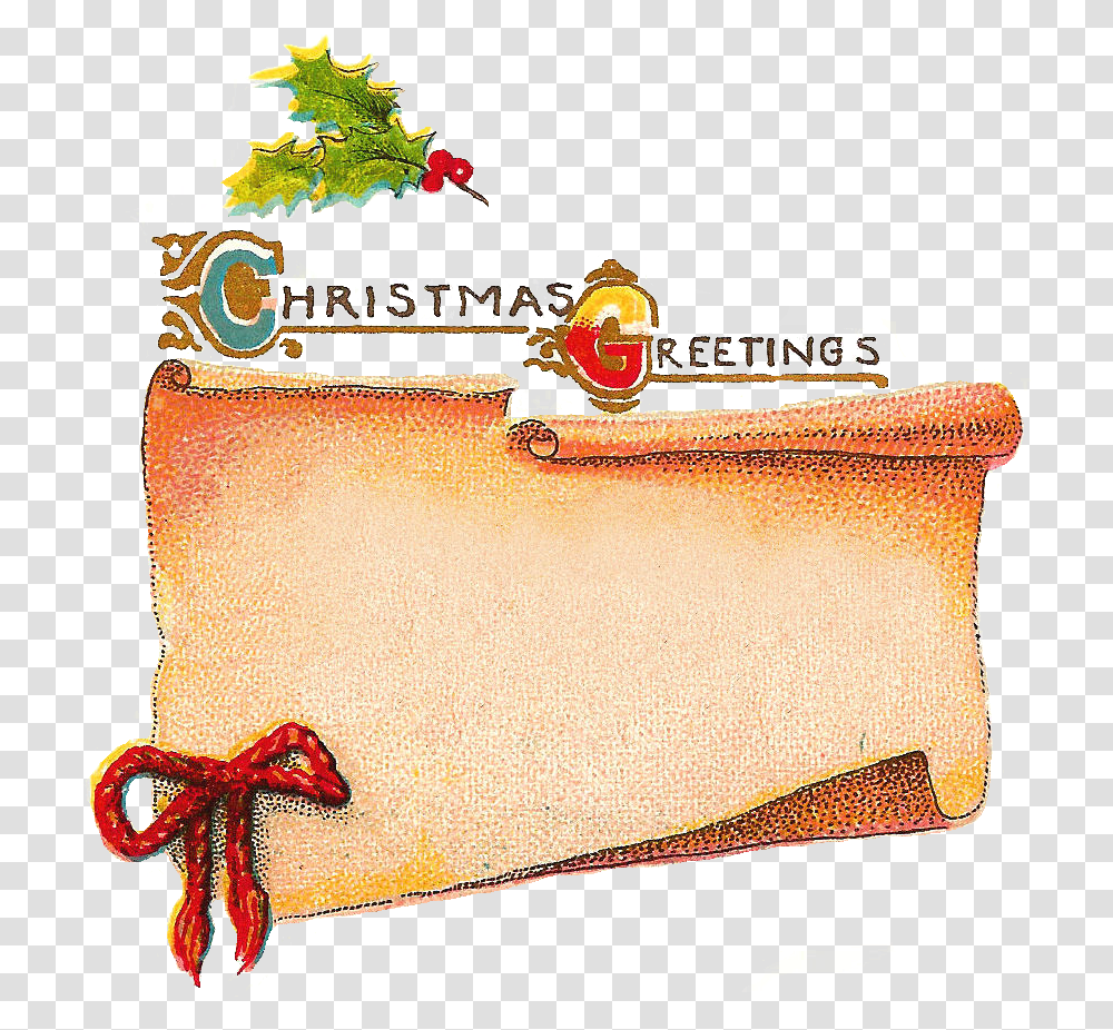 Digital Christmas Tag Design Illustration, Purse, Bag, Accessories, Scroll Transparent Png