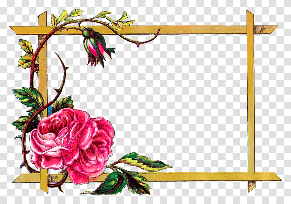 Digital Clipart Craft Rose Border Border Frame Flower Design, Plant, Floral Design, Pattern, Graphics Transparent Png