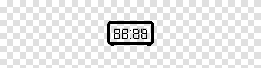 Digital Clock Icons Noun Project, Gray, World Of Warcraft Transparent Png