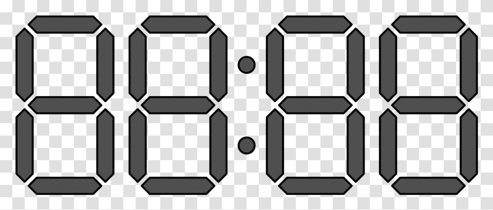 Digital Clock Number Transparent Png