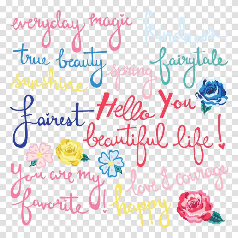 Digital Collections Hello Beautiful - Andrea Bethke, Text, Handwriting, Greeting Card, Mail Transparent Png