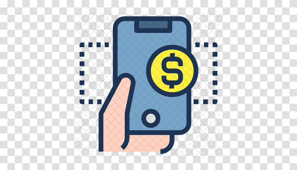 Digital Finance Icon Handphone Icon, Number, Symbol, Text, Road Sign Transparent Png