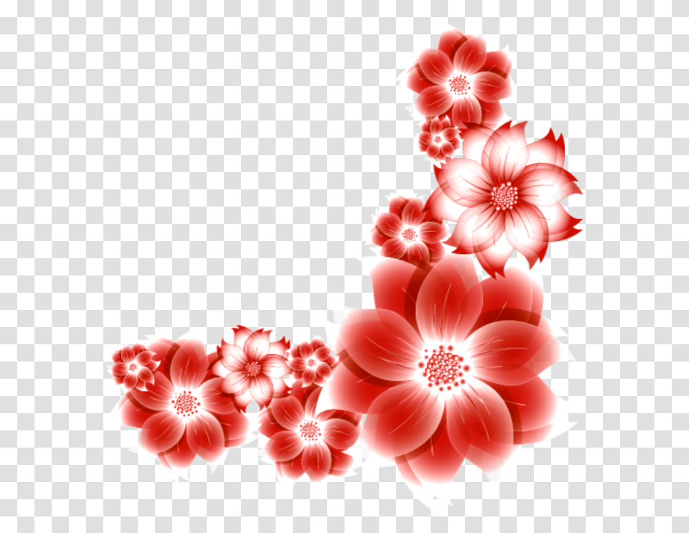 Digital Flower Frame Read Border Background Kinemaster, Plant, Graphics, Art, Hibiscus Transparent Png