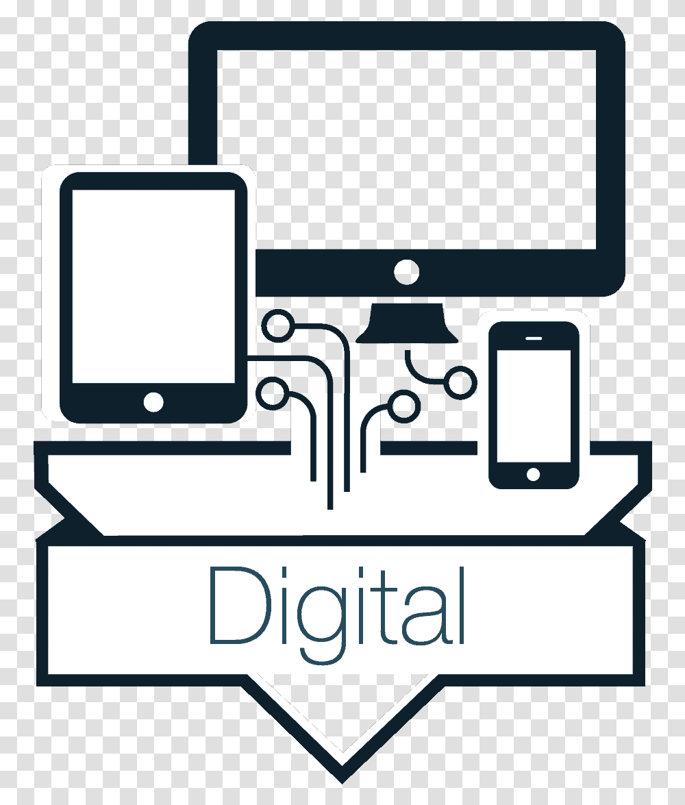 Digital Icon Background, Monitor, Screen, Electronics, Display Transparent Png