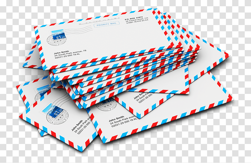 Digital Mail Letter Background, Envelope, Airmail, Flag Transparent Png