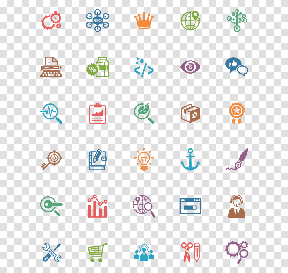 Digital Marketing Agency Icons, Alphabet, Ampersand Transparent Png