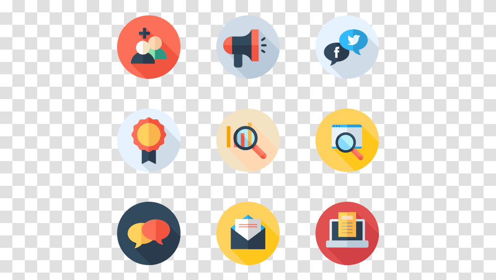 Digital Marketing Icons, Number Transparent Png