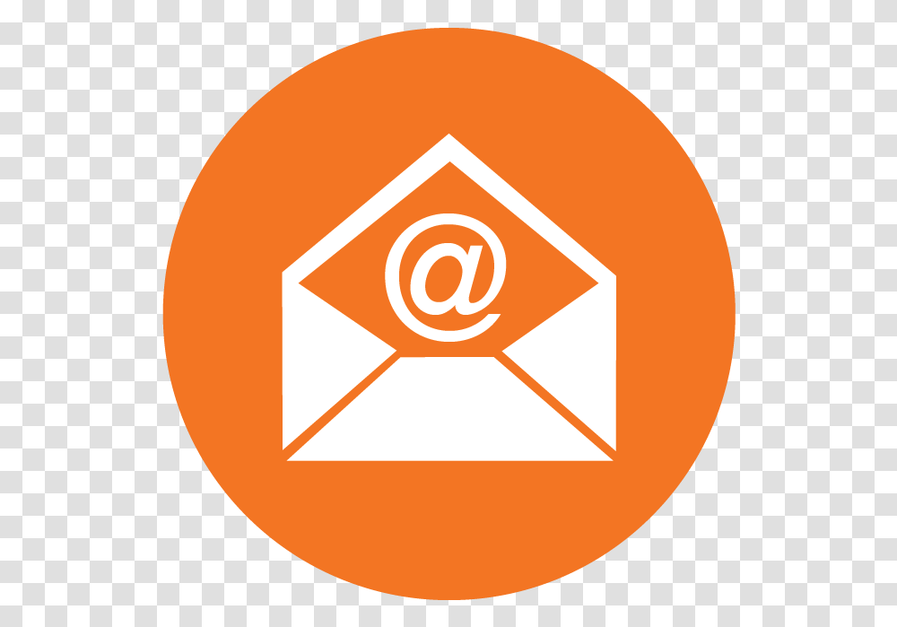 Digital Professional Hq Image Orange Email Icon, Logo, Symbol, Trademark, Label Transparent Png