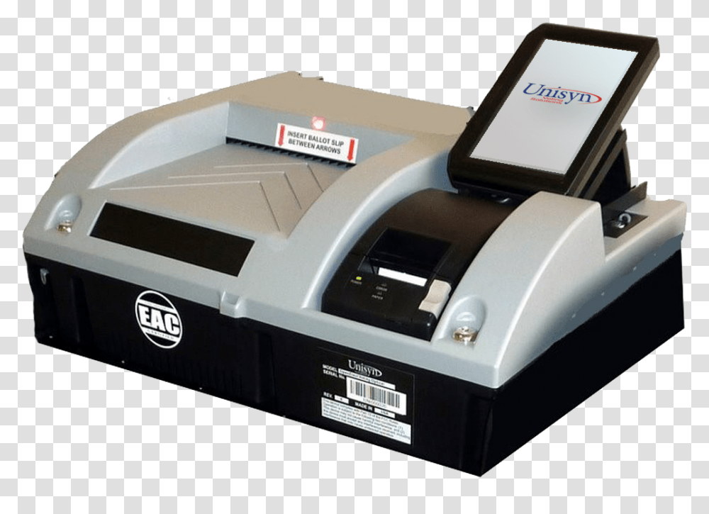 Digital Scan Voting Machine, Printer Transparent Png