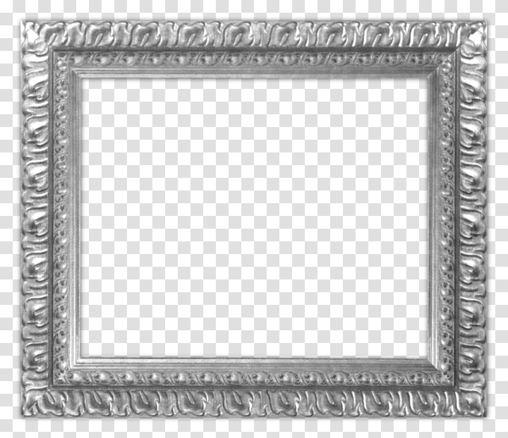 Digital Scrapbooking Frames Graphics Silver Picture Frame, Rug, Blackboard, Painting Transparent Png