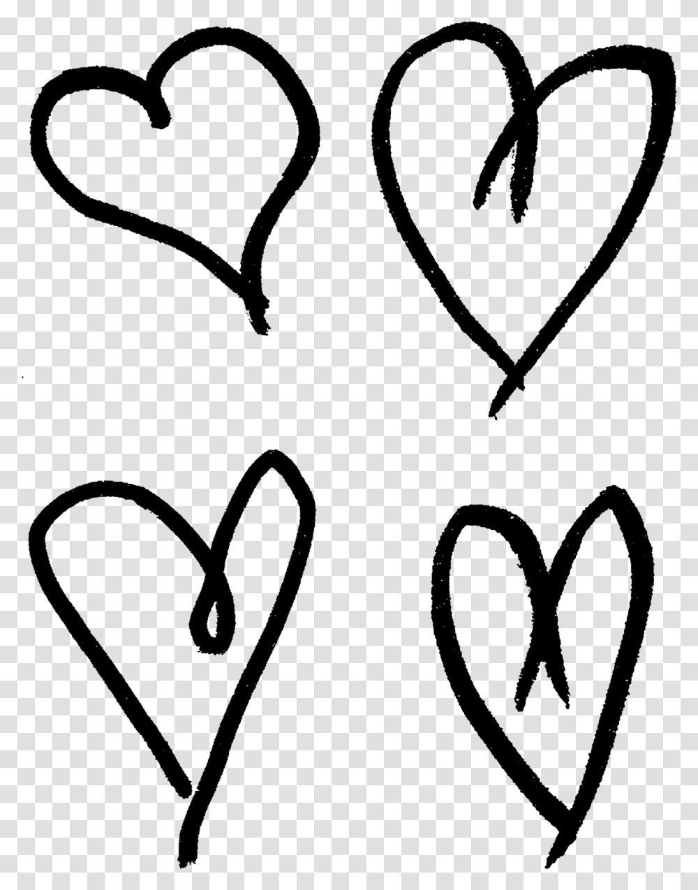 Digital Stamp Design Hand Drawn Hearts, Outdoors, Nature, Astronomy, Outer Space Transparent Png