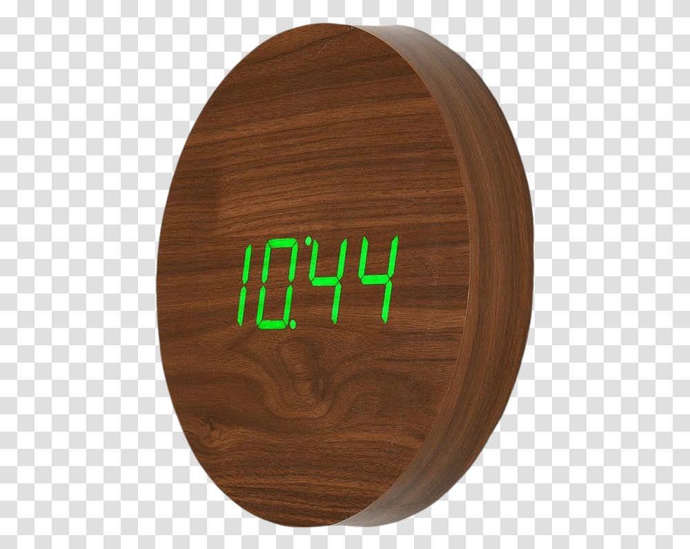 Digital Wall Clock Plywood, Alarm Clock, Digital Clock, Rug Transparent Png