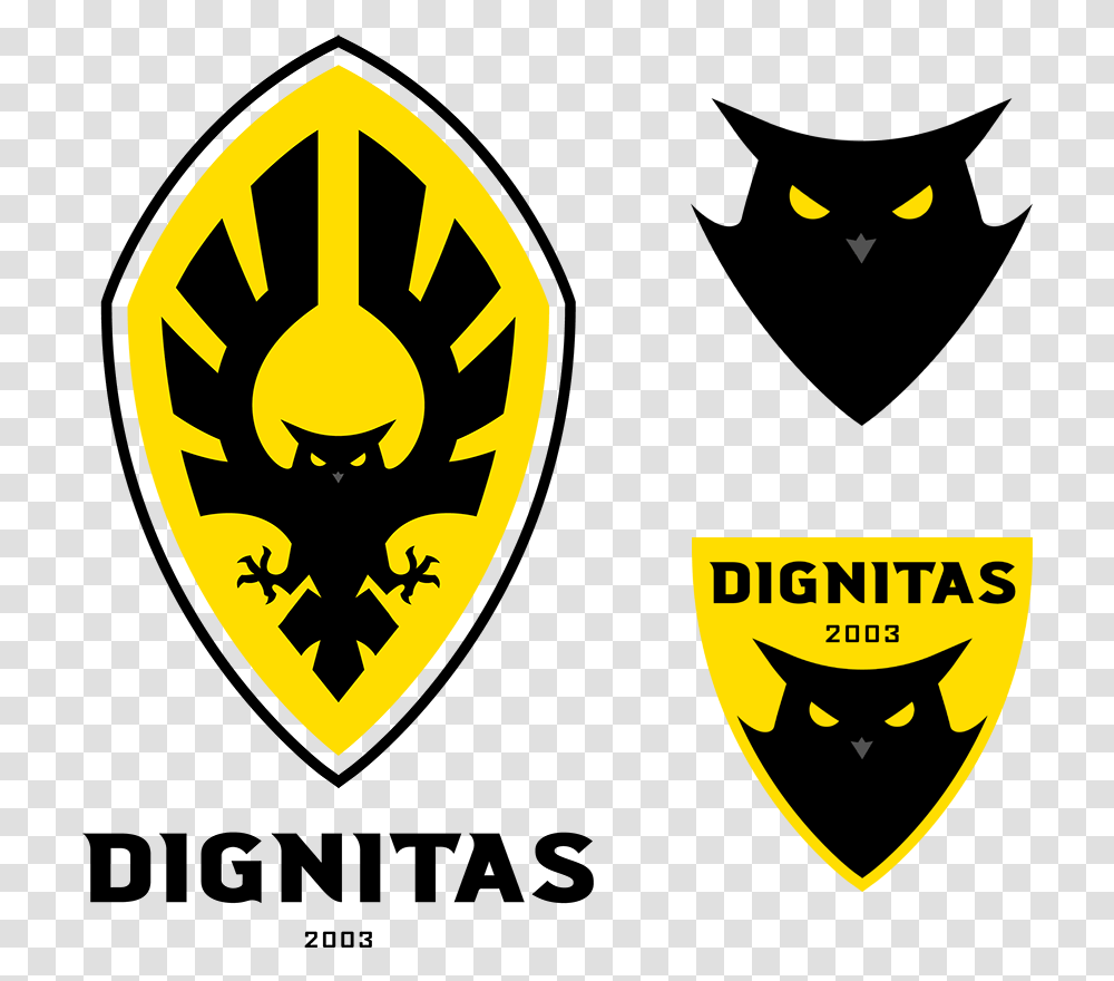 Dignitas Brand Refresh Pages Dignitas Team Dignitas New Logo, Symbol, Trademark, Batman Logo, Dynamite Transparent Png