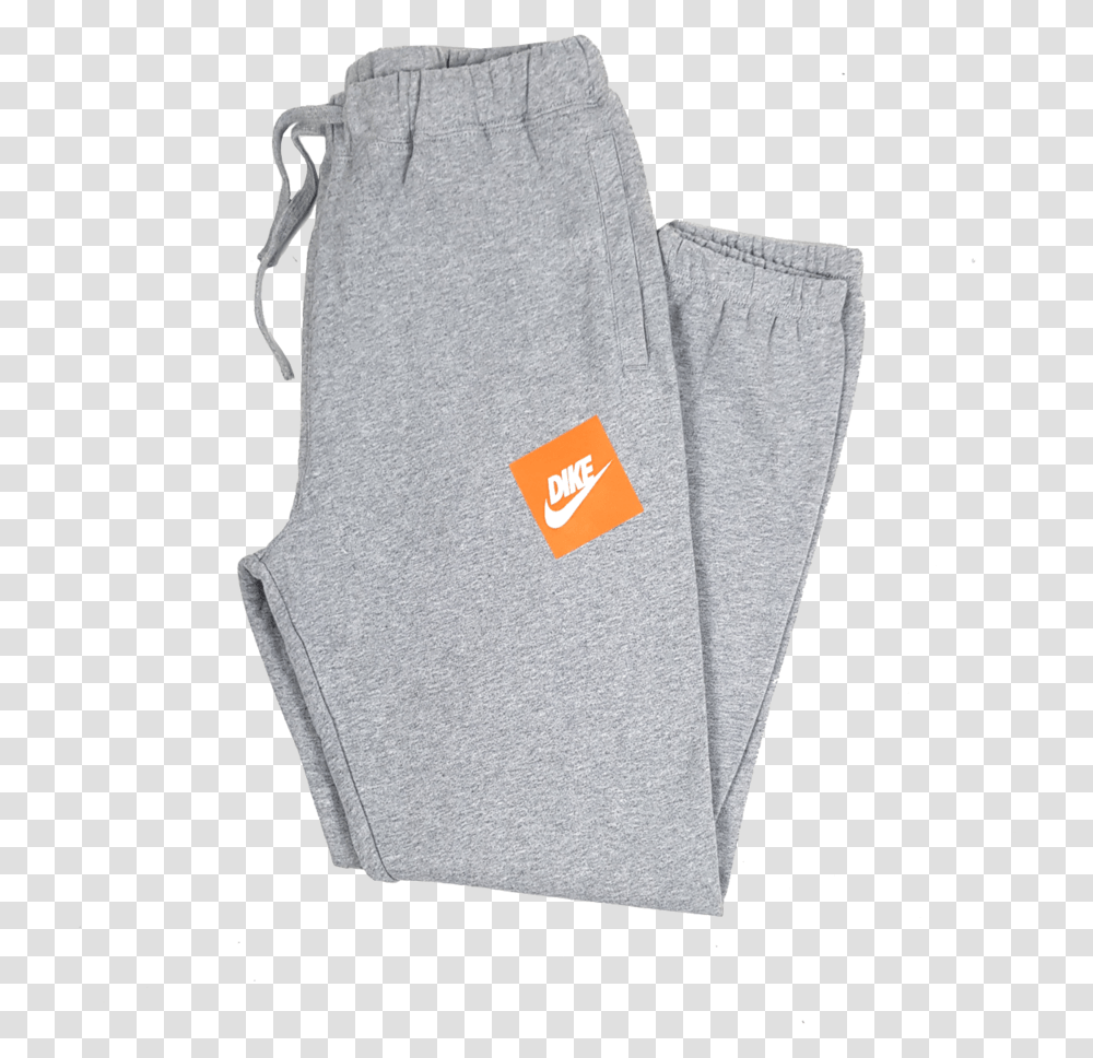 Dike Orange Box Logo Joggers Sock, Clothing, Apparel, Undershirt, Bag Transparent Png