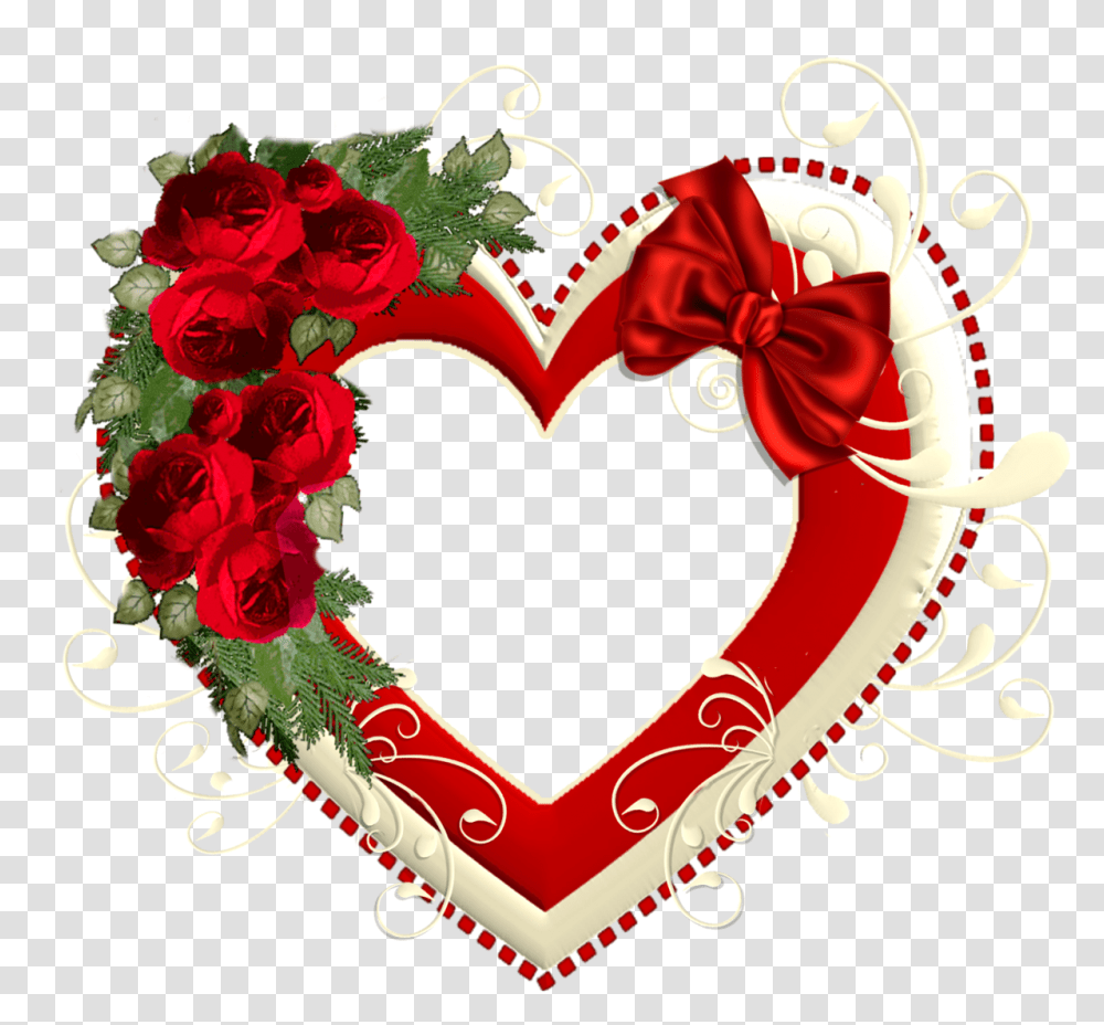 Dil Dilpng Images Pluspng Love Frame, Rose, Flower, Plant, Blossom Transparent Png