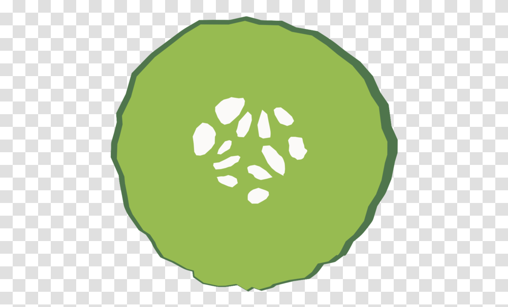 Dill Pickle Slice Color Clip Art Pickle Slice, Plant, Vegetable, Food, Tennis Ball Transparent Png