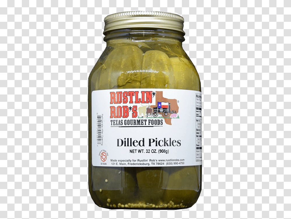 Dilled Pickles Rustlin39 Rob's Texas Gourmet Foods, Relish, Beer, Alcohol, Beverage Transparent Png