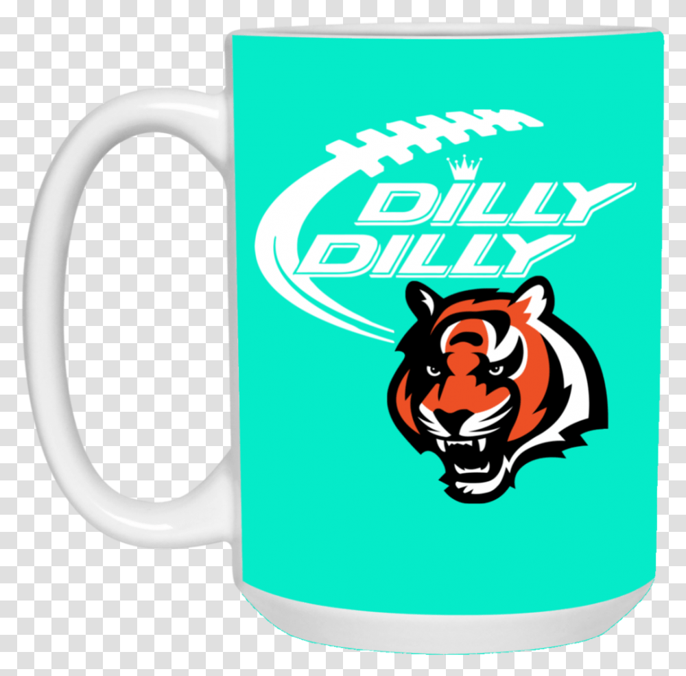 Dilly Bud Light Mug Cup Gift Logo Cincinnati Bengals, Coffee Cup, Stein, Jug Transparent Png
