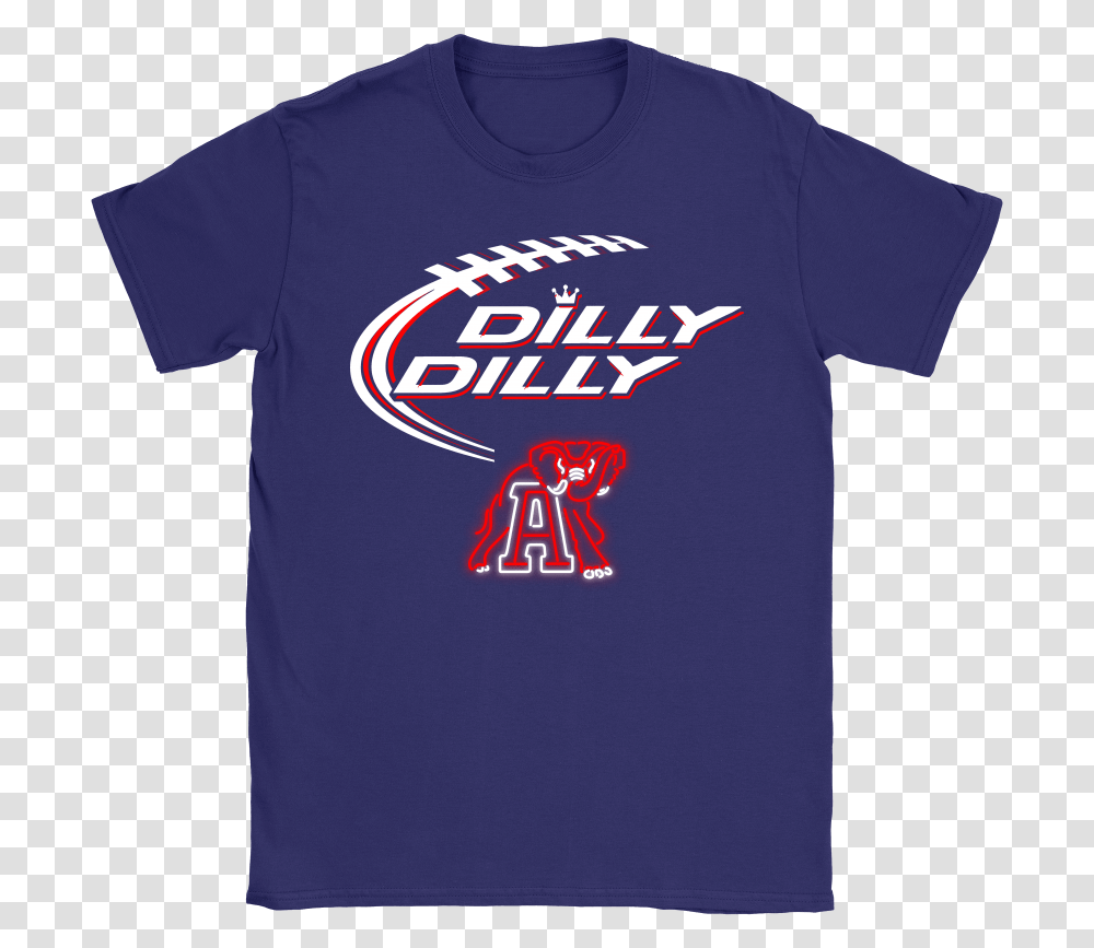 Dilly Dilly Alabama Crimson Tide Neon Light Shirts Active Shirt, Apparel, T-Shirt Transparent Png