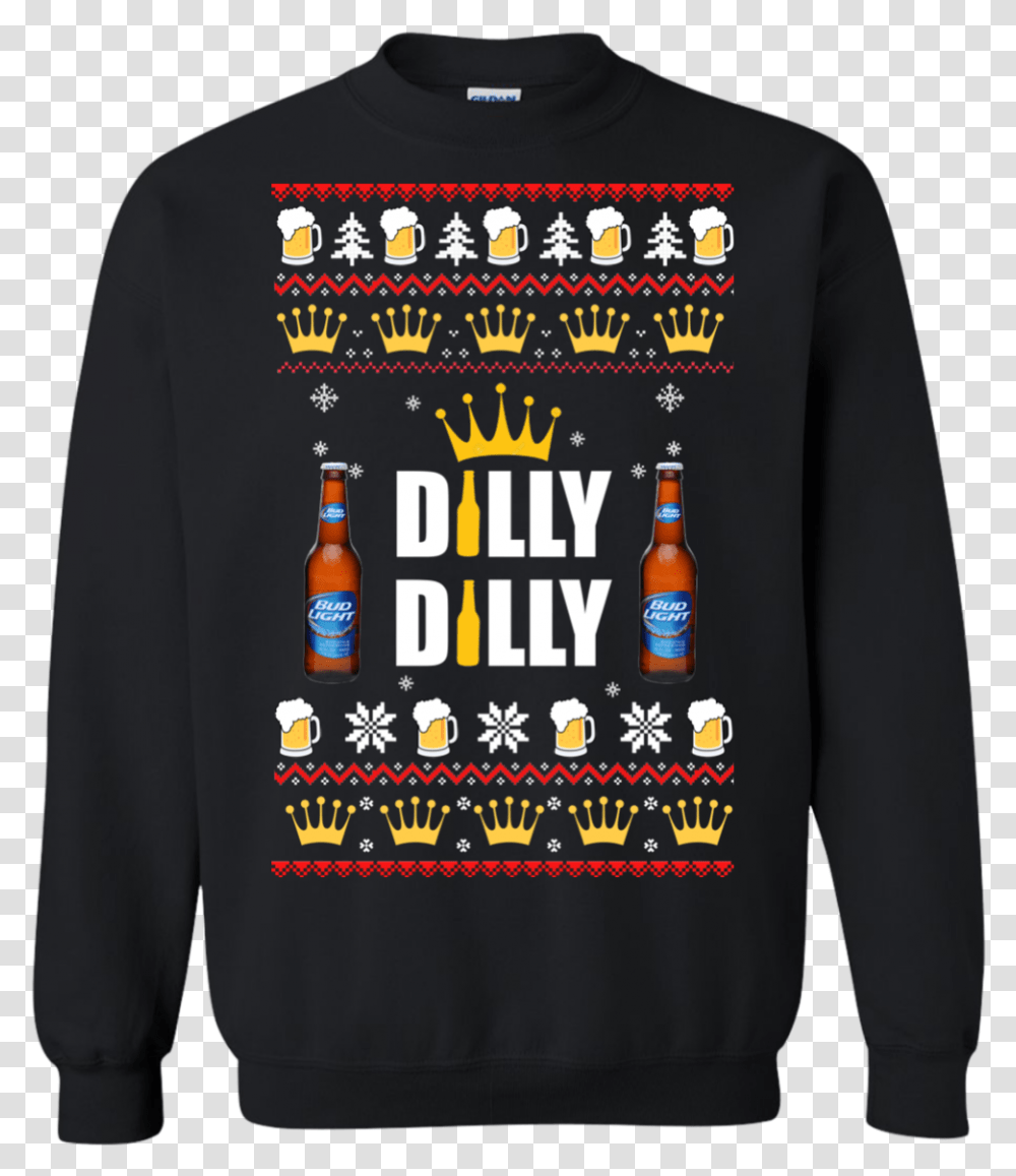 Dilly Dilly Christmas Sweater Christmas Sweater Oh Deer, Apparel, Sleeve, Long Sleeve Transparent Png